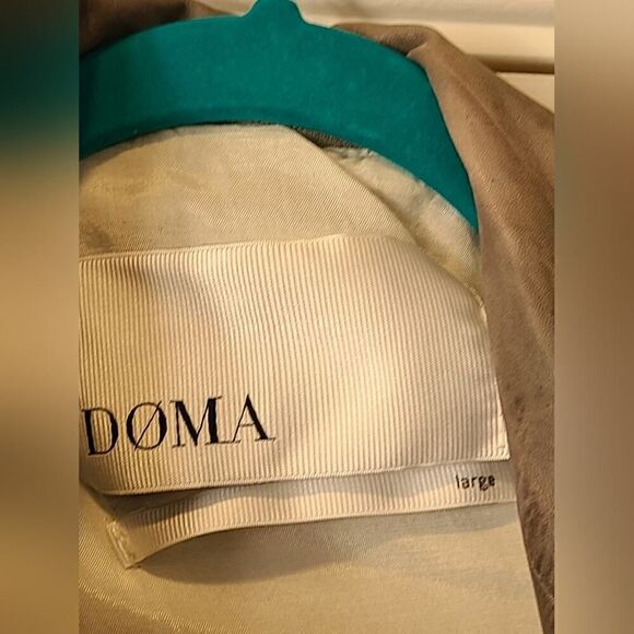 DOMA Goat Leather Moto Biker Jacket, Distressed Multi Zipper Closure | L - Picture 12 of 16